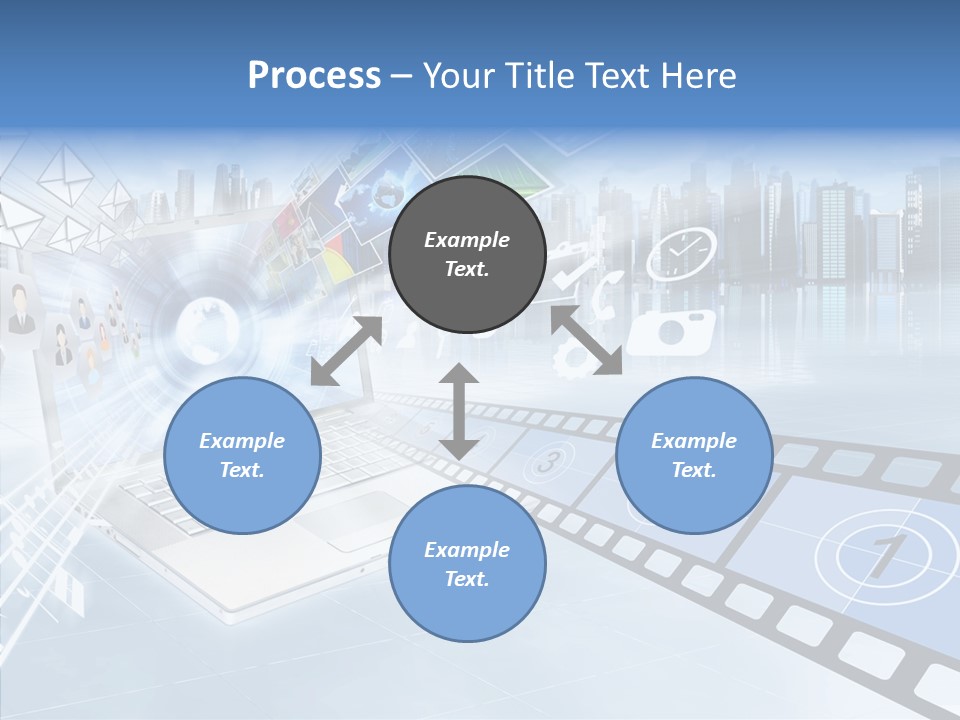 Internet Monitor Technology PowerPoint Template