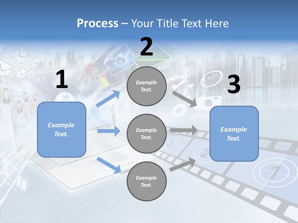 Internet Monitor Technology PowerPoint Template