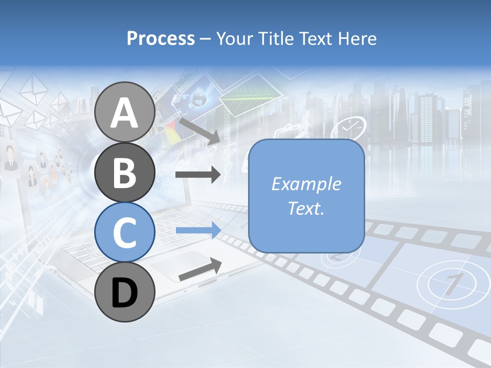 Internet Monitor Technology PowerPoint Template