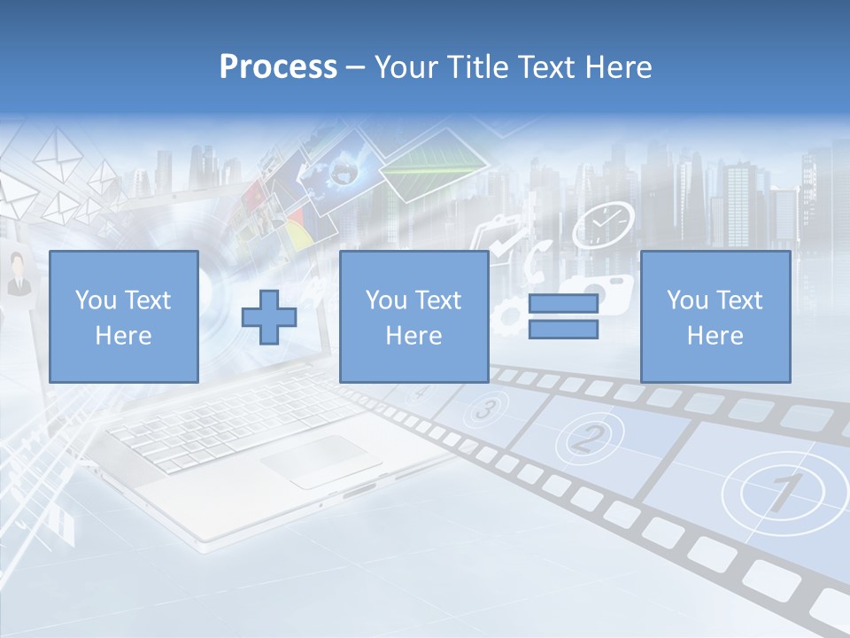 Internet Monitor Technology PowerPoint Template