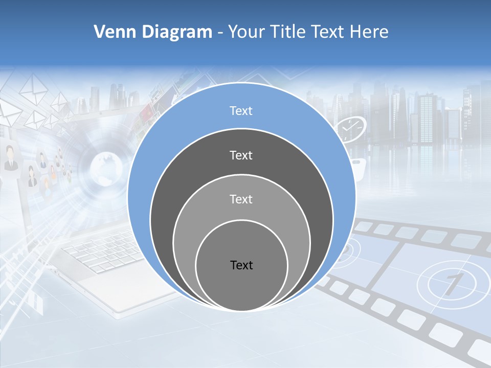 Internet Monitor Technology PowerPoint Template