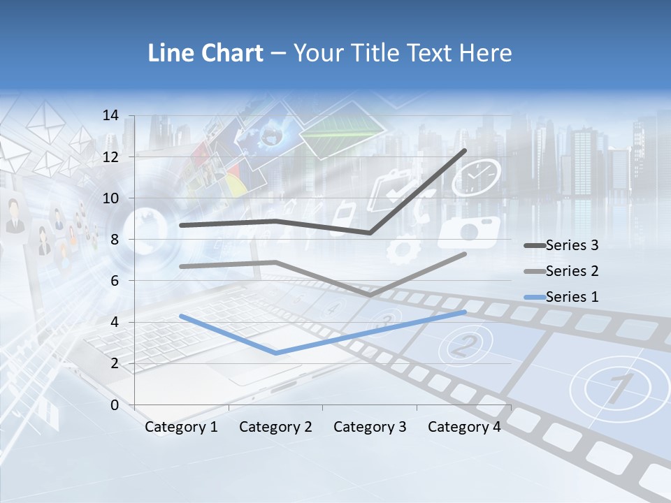 Internet Monitor Technology PowerPoint Template