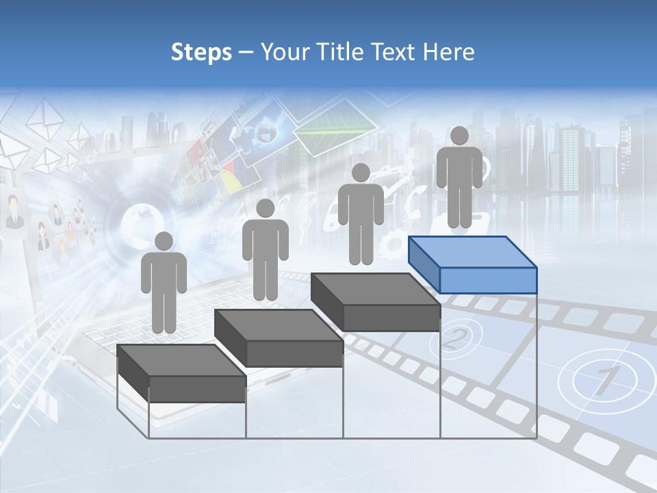Internet Monitor Technology PowerPoint Template