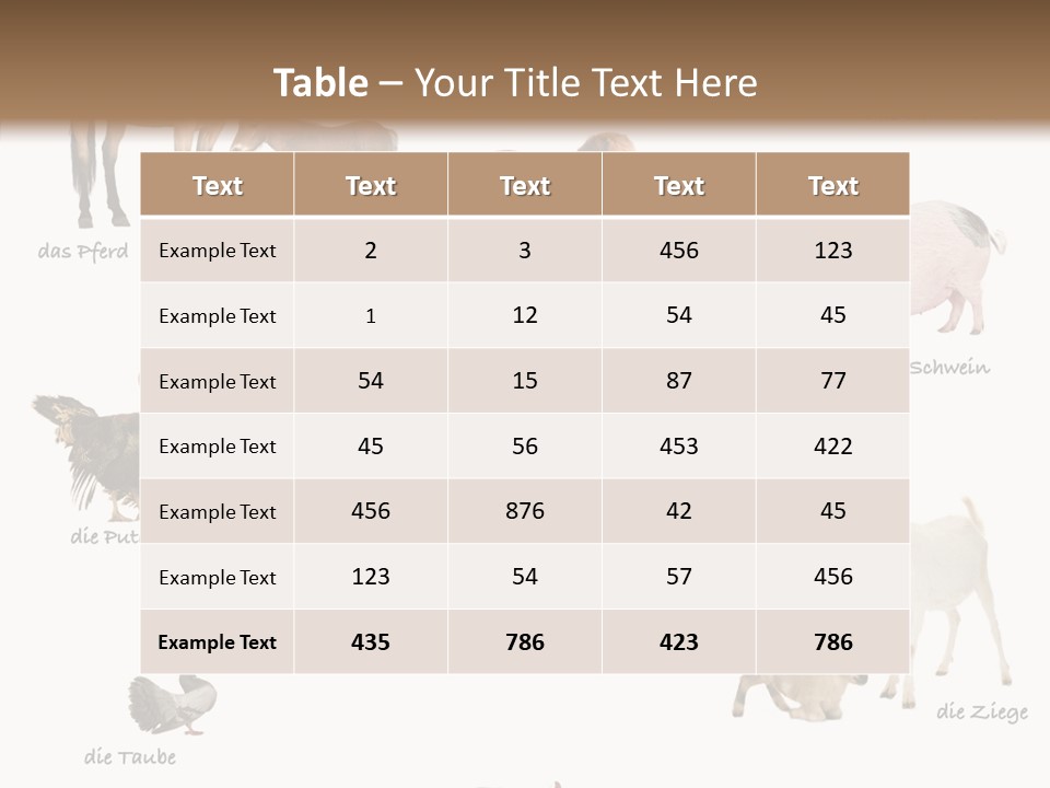 Pigs Poster Livestock PowerPoint Template