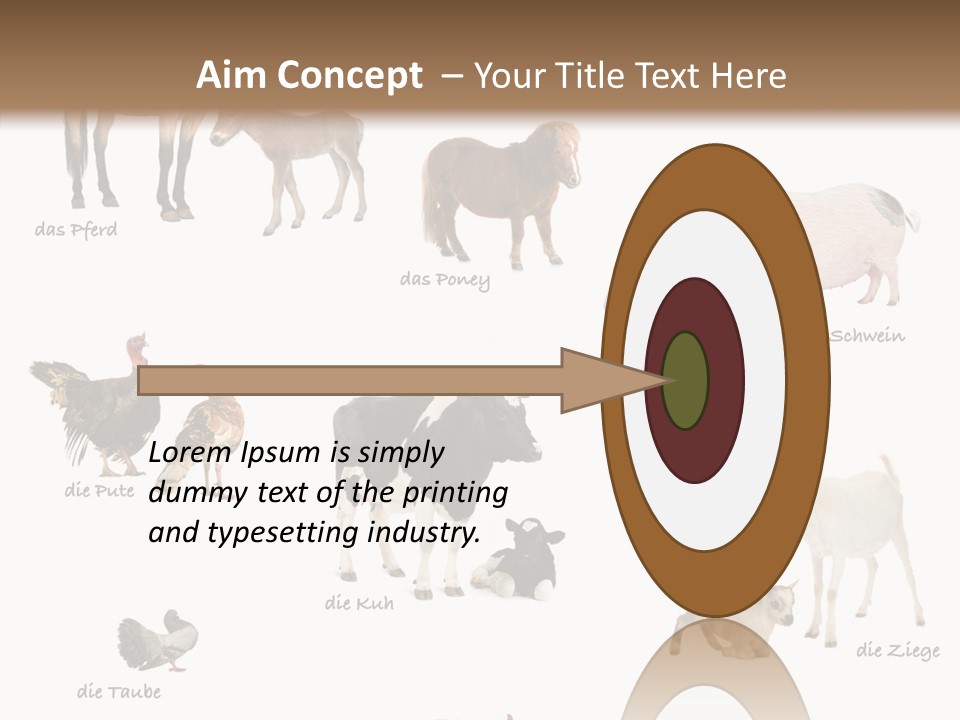 Pigs Poster Livestock PowerPoint Template