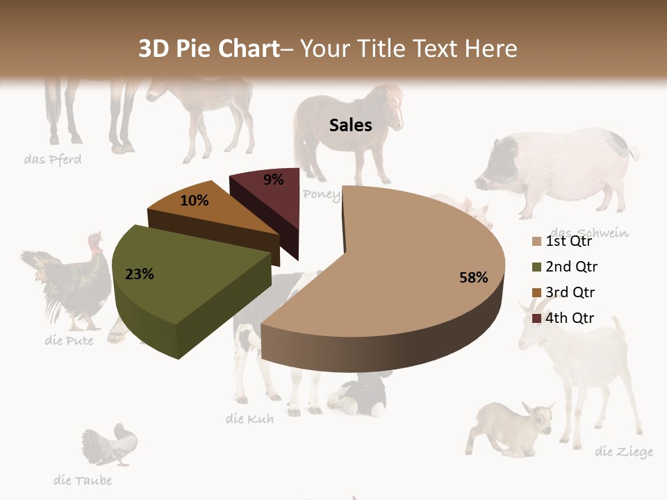 Pigs Poster Livestock PowerPoint Template