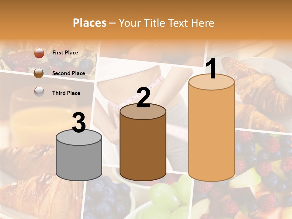 Woman Nutrition Plate PowerPoint Template