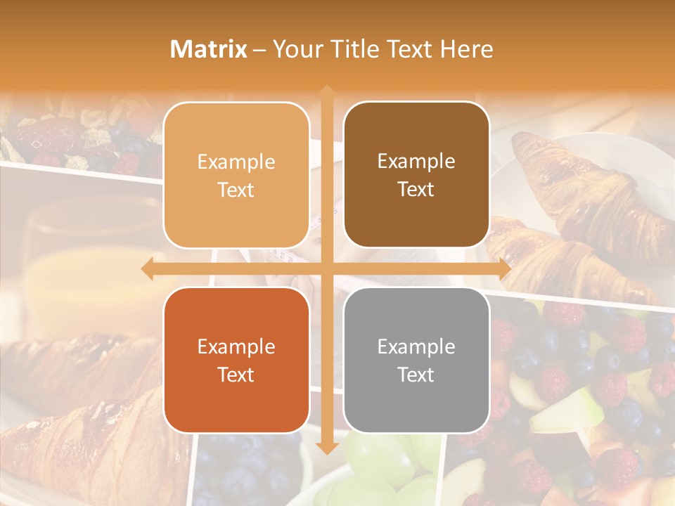 Woman Nutrition Plate PowerPoint Template