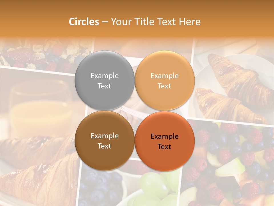 Woman Nutrition Plate PowerPoint Template