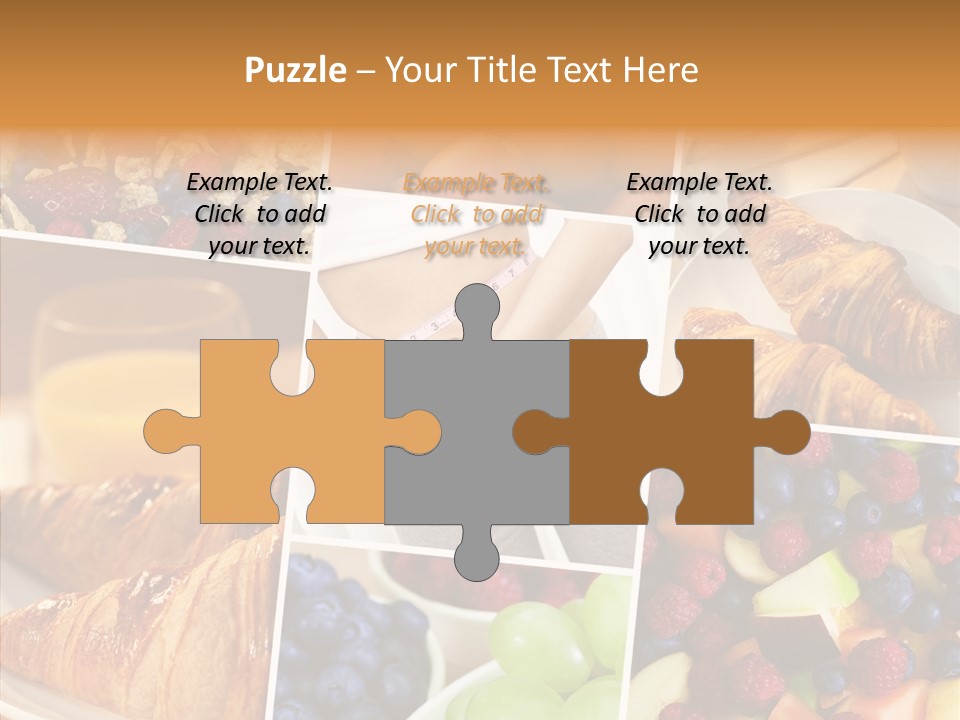 Woman Nutrition Plate PowerPoint Template