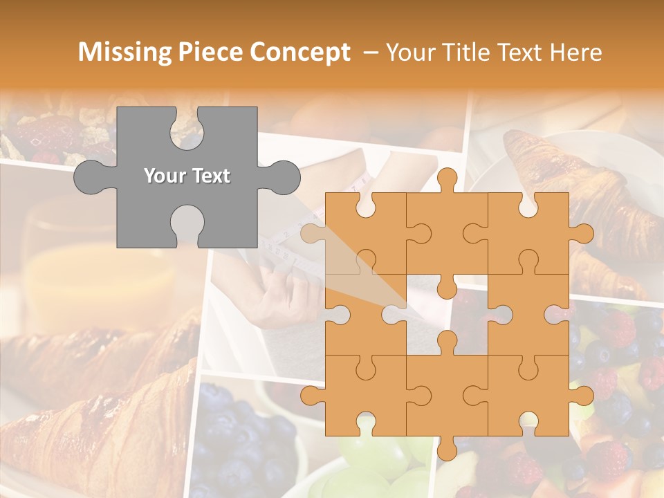 Woman Nutrition Plate PowerPoint Template