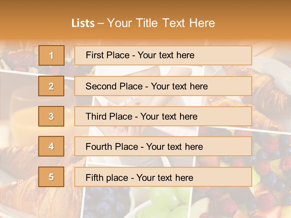 Woman Nutrition Plate PowerPoint Template