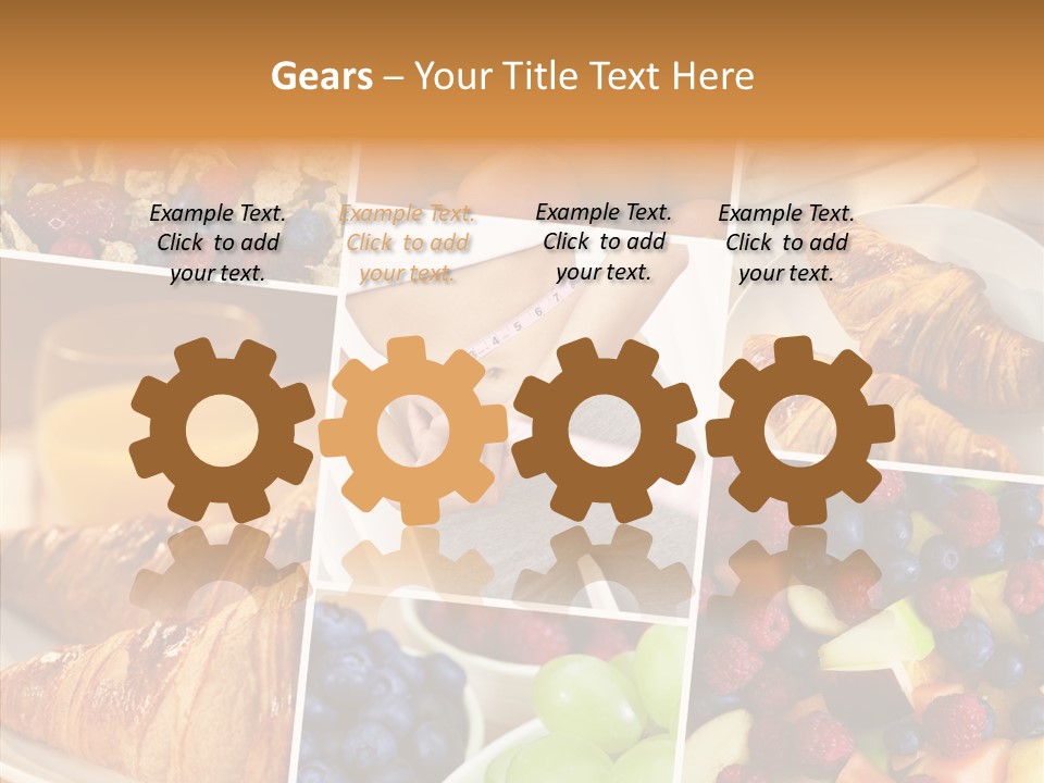 Woman Nutrition Plate PowerPoint Template