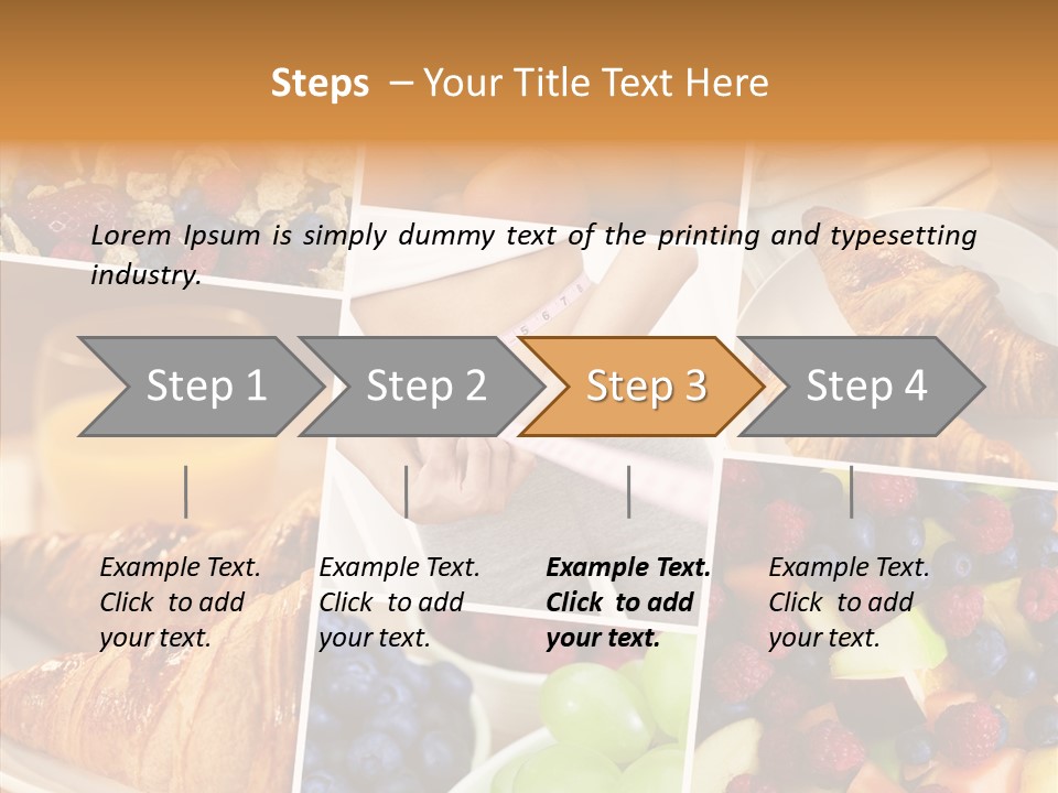 Woman Nutrition Plate PowerPoint Template