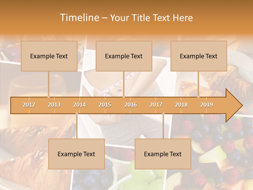 Woman Nutrition Plate PowerPoint Template