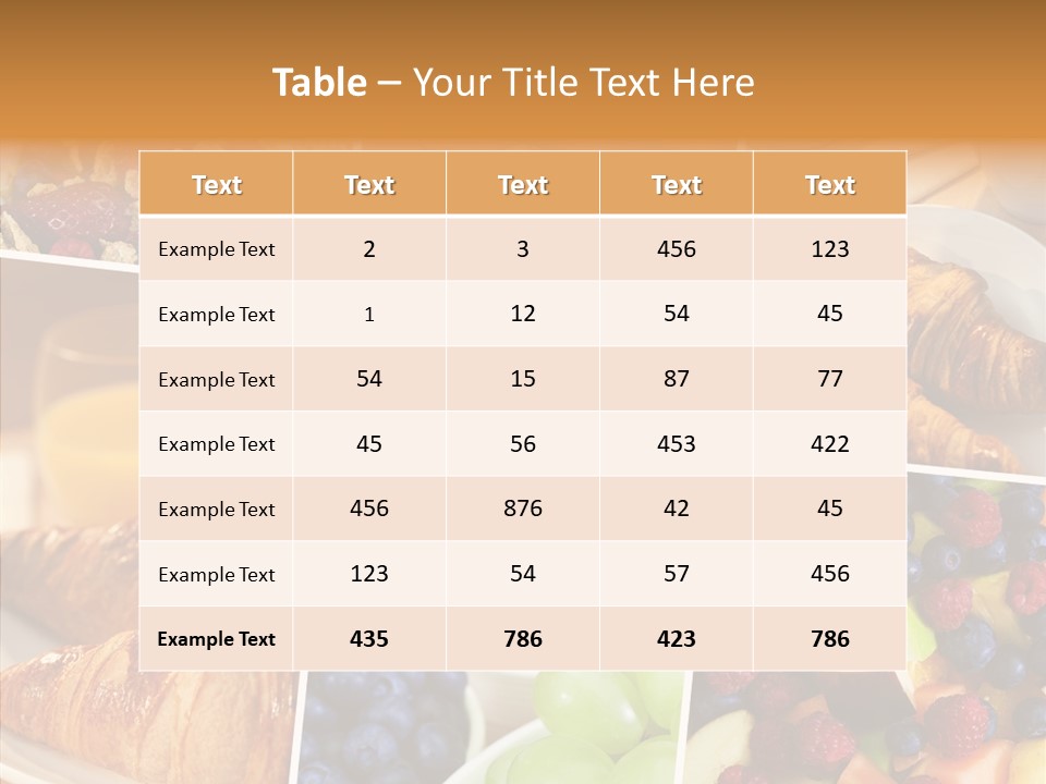 Woman Nutrition Plate PowerPoint Template
