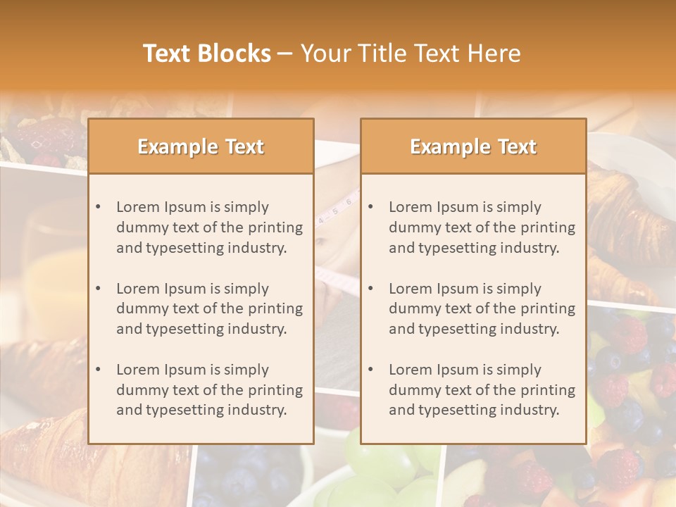 Woman Nutrition Plate PowerPoint Template