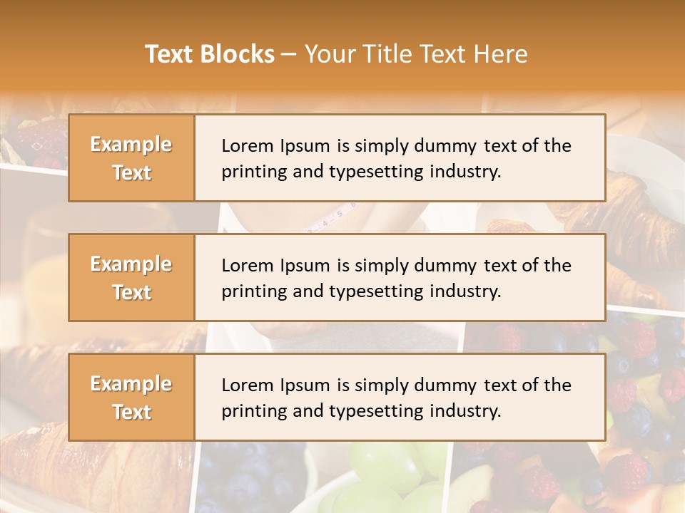 Woman Nutrition Plate PowerPoint Template