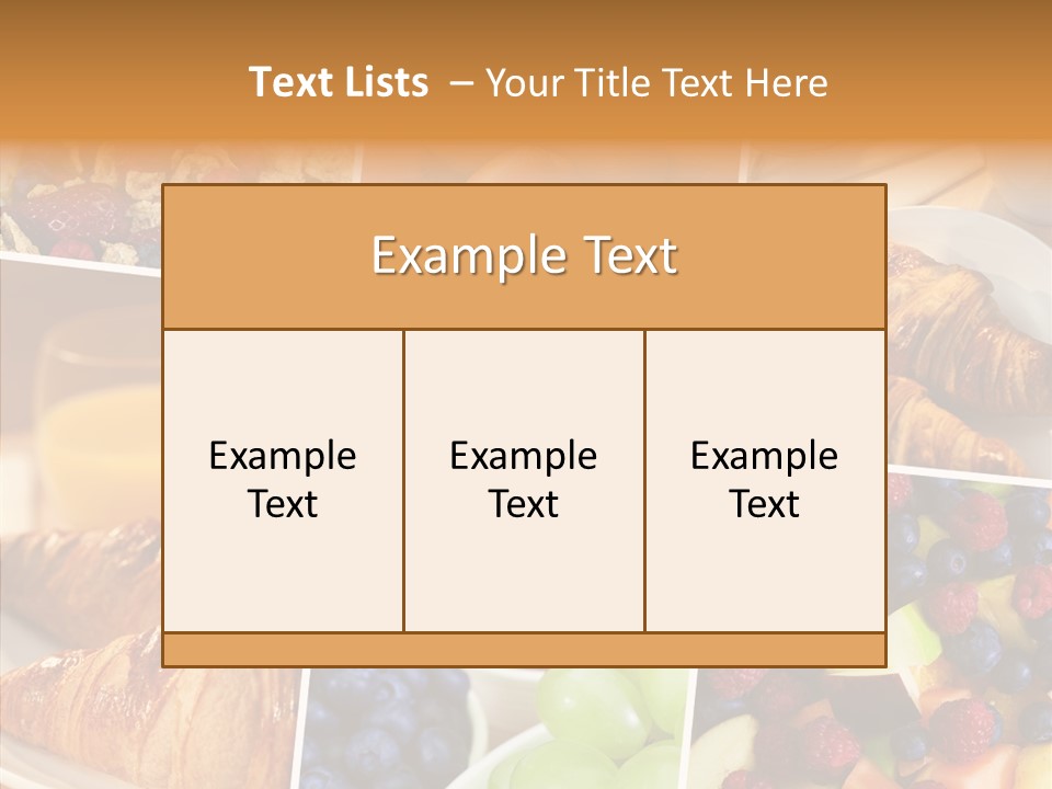 Woman Nutrition Plate PowerPoint Template