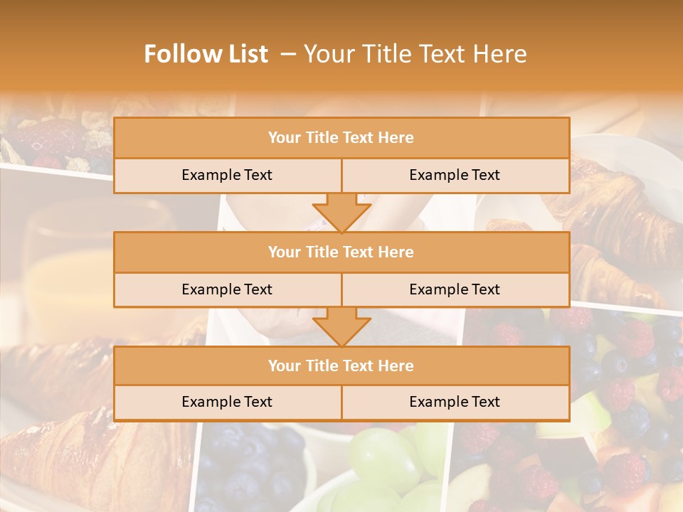 Woman Nutrition Plate PowerPoint Template