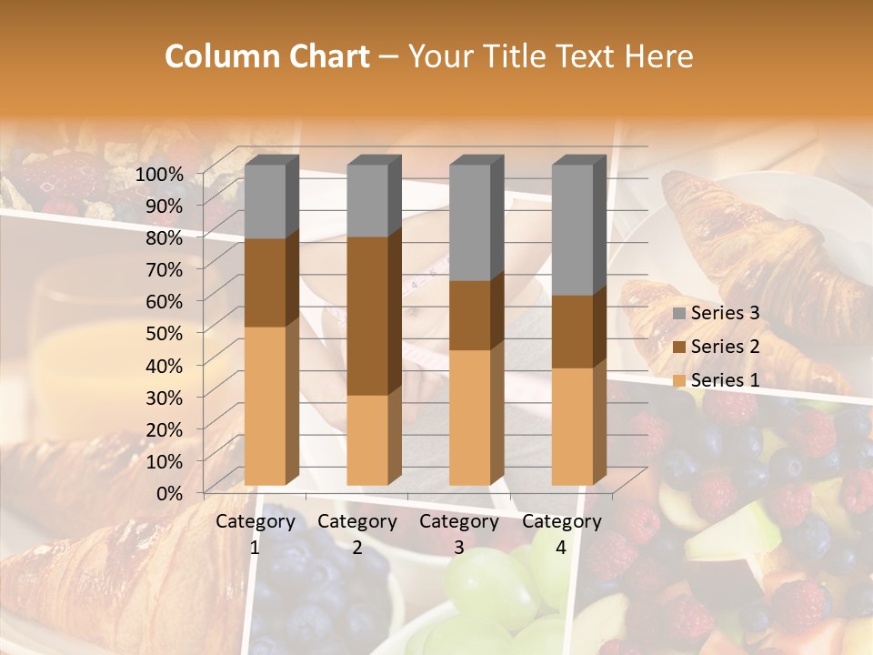 Woman Nutrition Plate PowerPoint Template