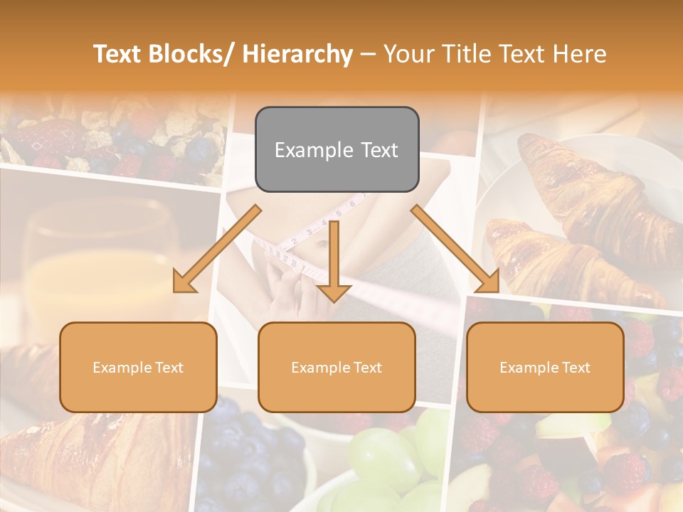Woman Nutrition Plate PowerPoint Template