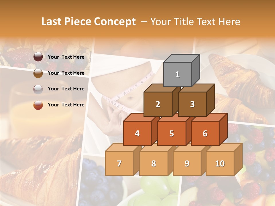 Woman Nutrition Plate PowerPoint Template