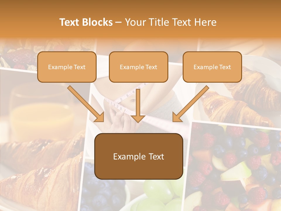 Woman Nutrition Plate PowerPoint Template