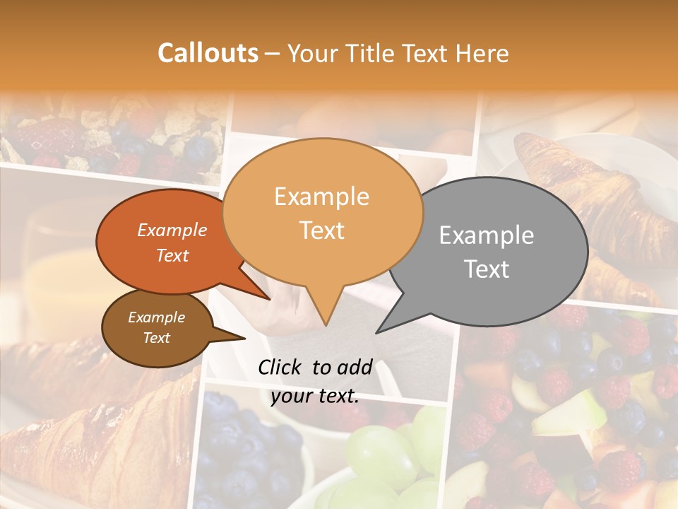 Woman Nutrition Plate PowerPoint Template