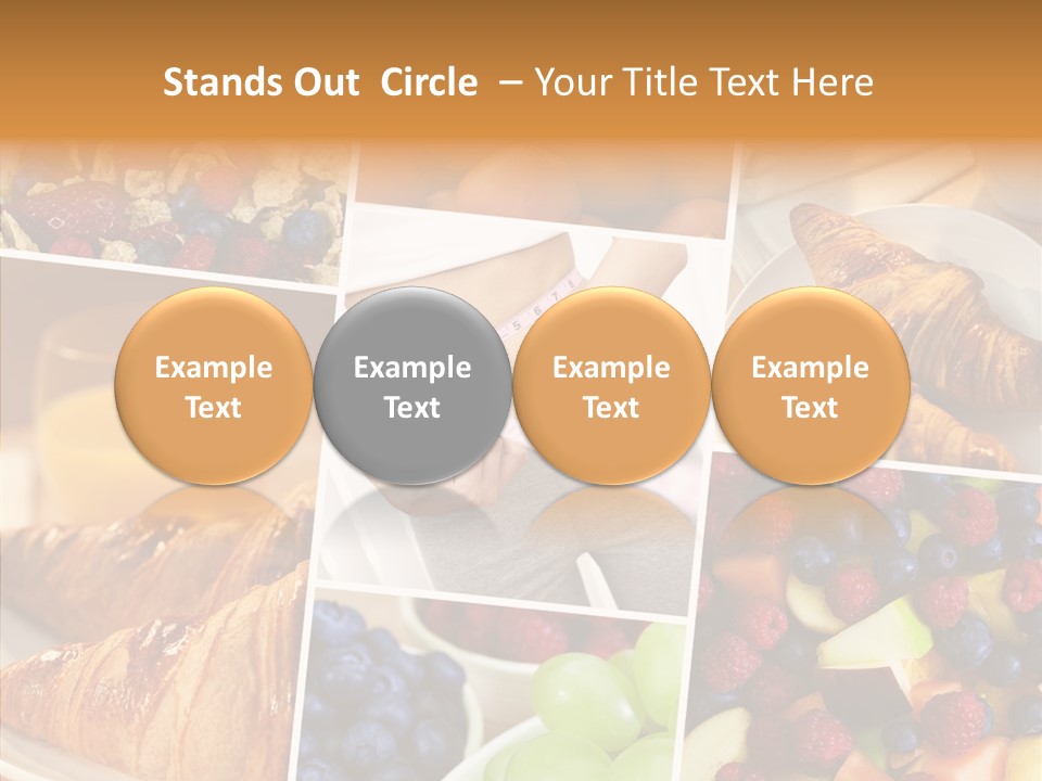 Woman Nutrition Plate PowerPoint Template