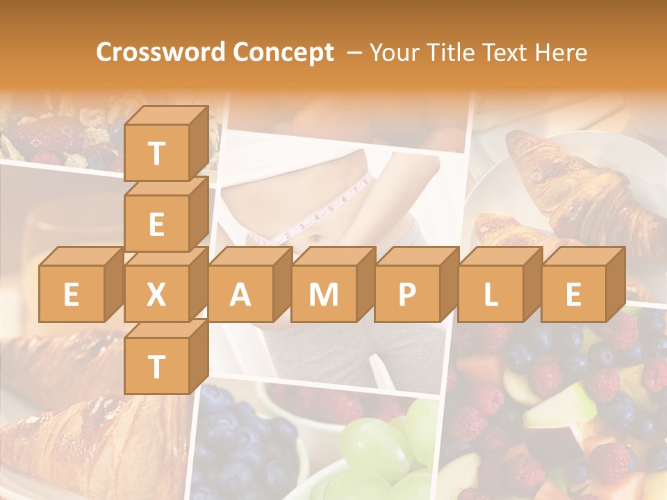 Woman Nutrition Plate PowerPoint Template