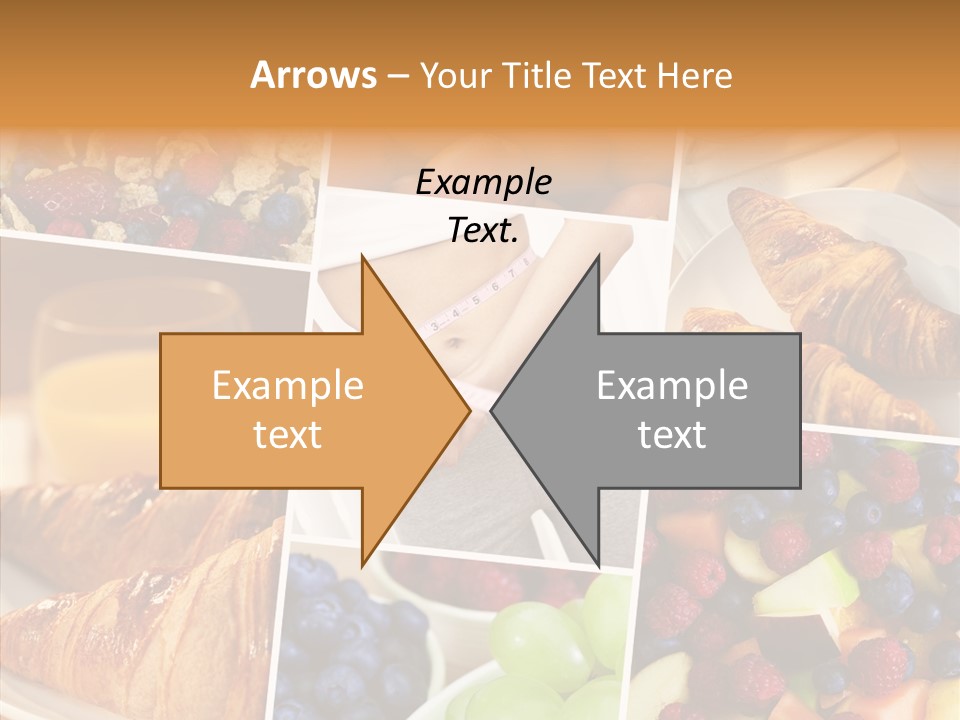 Woman Nutrition Plate PowerPoint Template