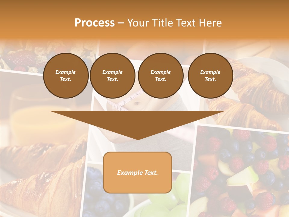 Woman Nutrition Plate PowerPoint Template