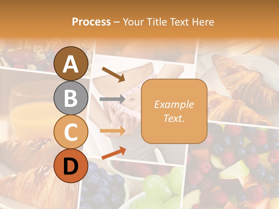 Woman Nutrition Plate PowerPoint Template