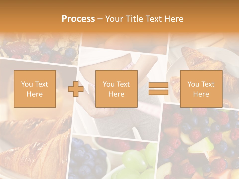Woman Nutrition Plate PowerPoint Template