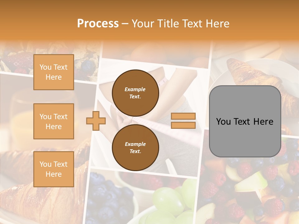 Woman Nutrition Plate PowerPoint Template
