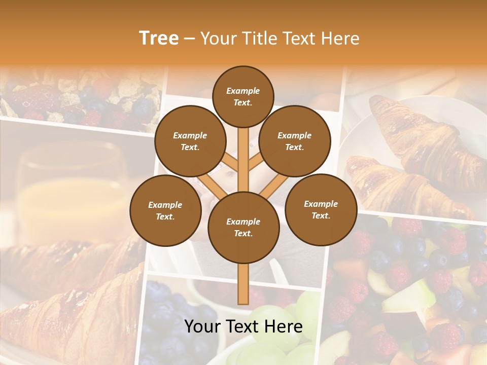 Woman Nutrition Plate PowerPoint Template