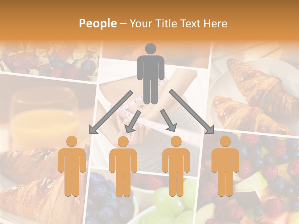 Woman Nutrition Plate PowerPoint Template