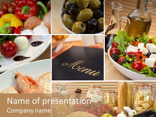 Italian Pepper Lunch PowerPoint Template