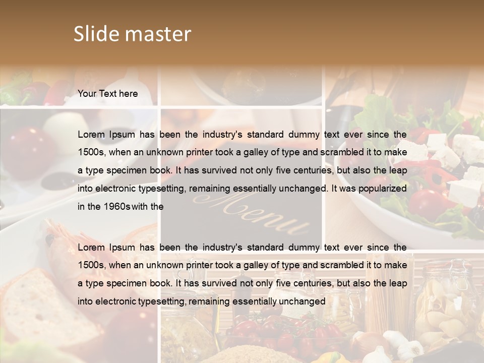 Italian Pepper Lunch PowerPoint Template