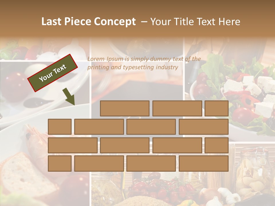 Italian Pepper Lunch PowerPoint Template