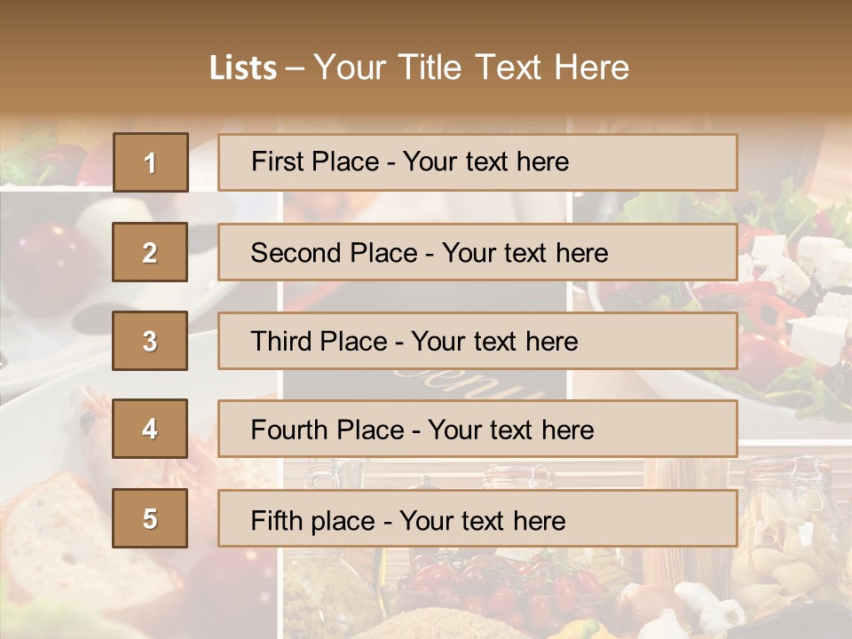 Italian Pepper Lunch PowerPoint Template