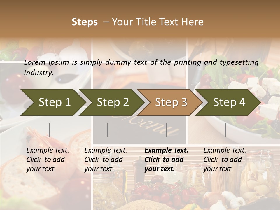 Italian Pepper Lunch PowerPoint Template