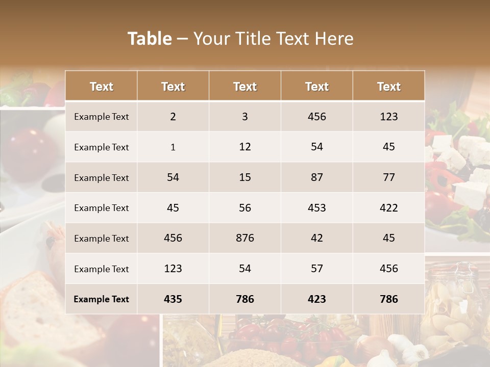 Italian Pepper Lunch PowerPoint Template