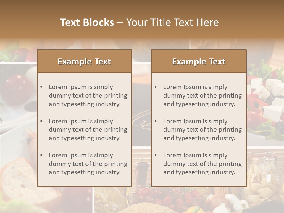Italian Pepper Lunch PowerPoint Template