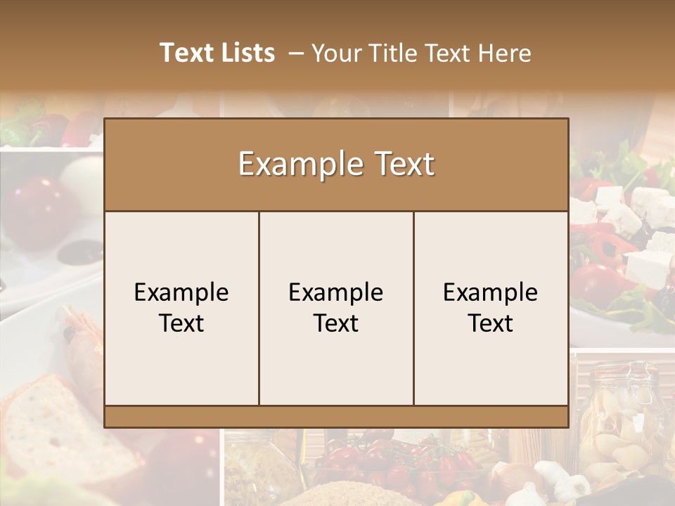 Italian Pepper Lunch PowerPoint Template