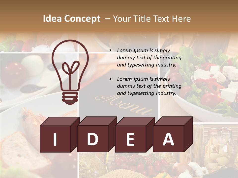 Italian Pepper Lunch PowerPoint Template