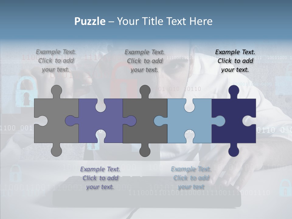 Digital Zoom Information PowerPoint Template