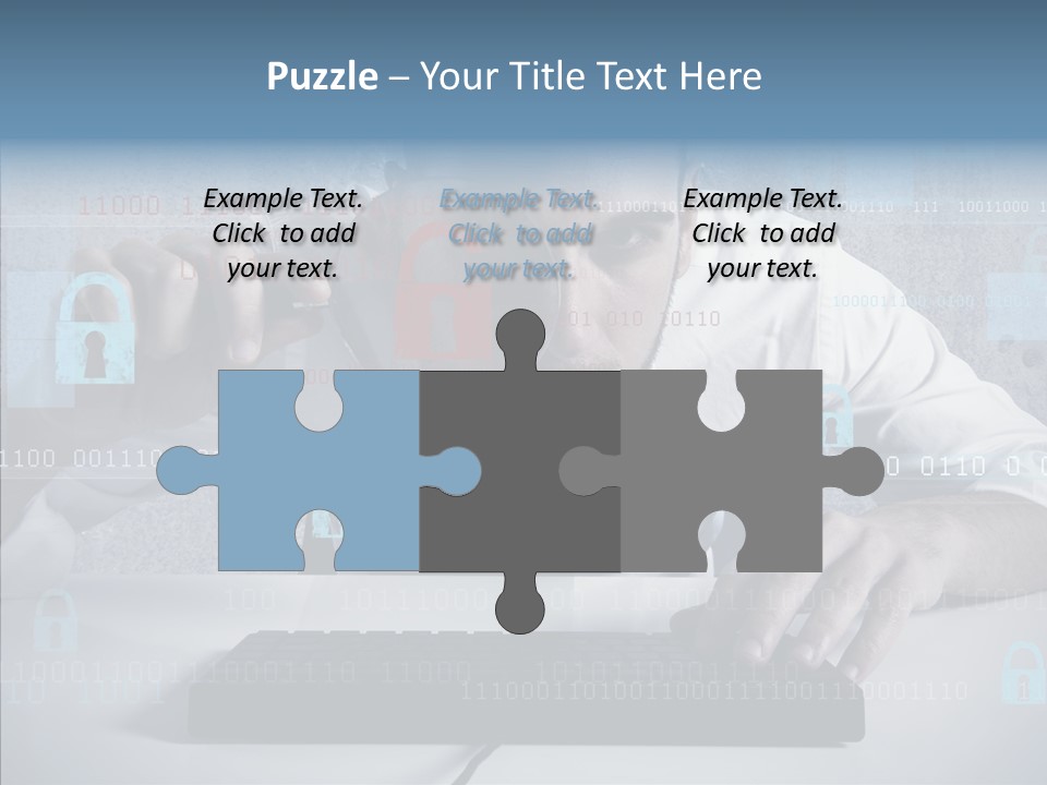 Digital Zoom Information PowerPoint Template