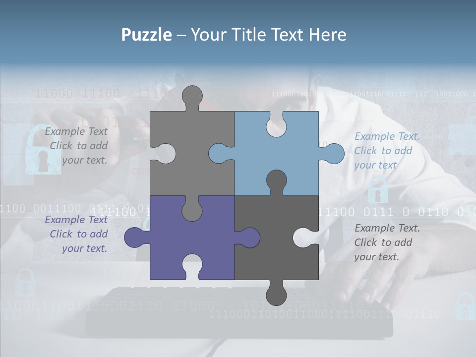 Digital Zoom Information PowerPoint Template